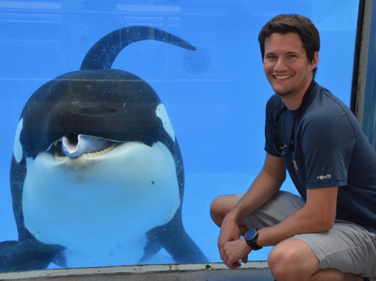 Ryan Watson at the Aquarium